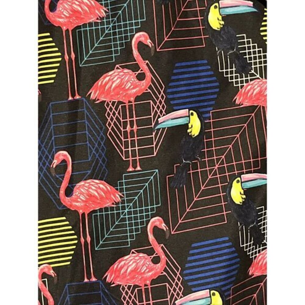 Broken Threads Addicted To Summer Flamingo‎ Button Up Great Design!! XL Size - Picture 2 of 4